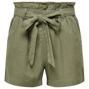 Jdysay Mw Linen Shorts Wvn - Army