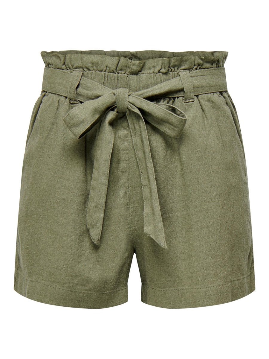 Jdysay Mw Linen Shorts Wvn - Army - Afbeelding 2