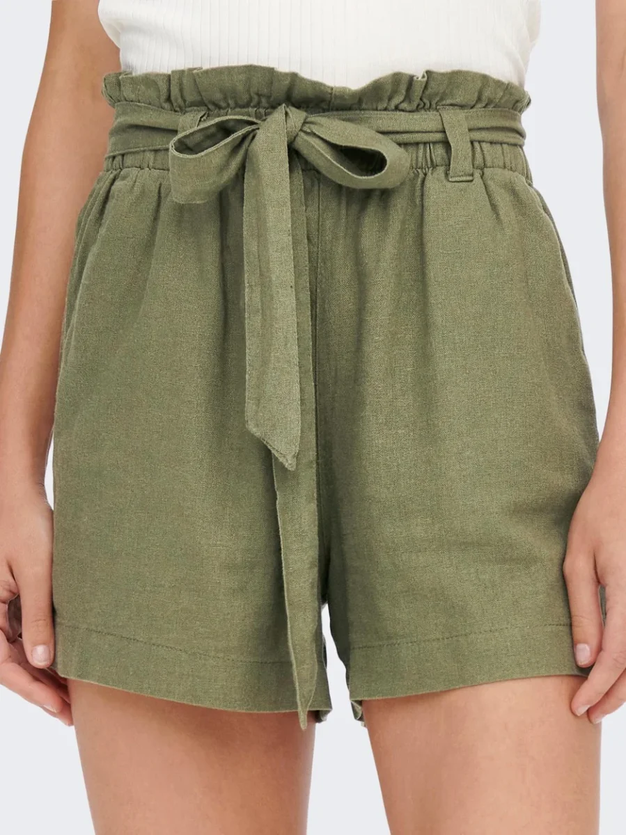 Jdysay Mw Linen Shorts Wvn - Army - Afbeelding 5