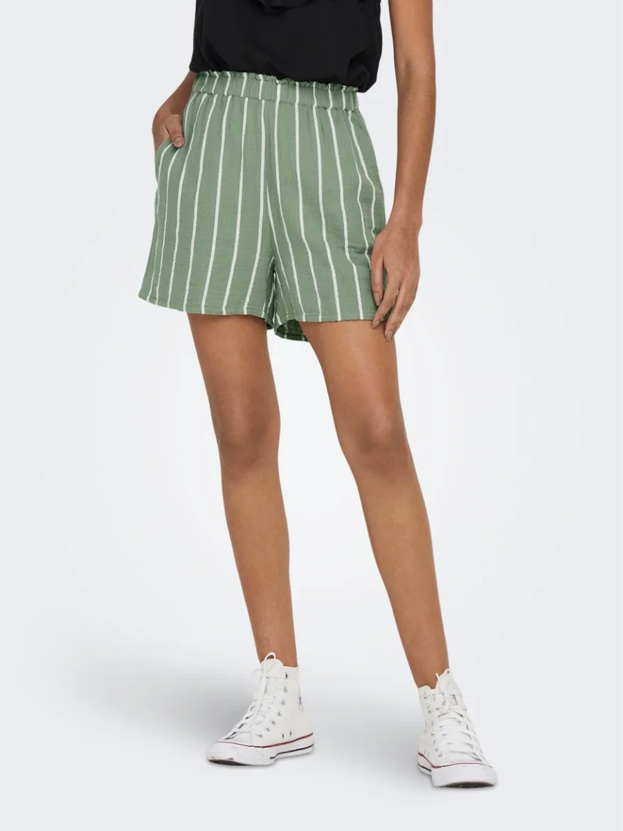 Onlnora Hw Shorts Ptm - Groen Dessin - Afbeelding 4