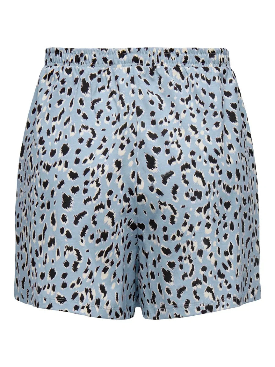 Onlmay High Waist Aop/stripe Shorts - Blauw Dessin - Afbeelding 3