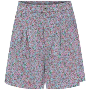 Onlnova Life Toria Shorts Aop Ptm - Blauw Dessin