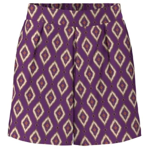 Onlleah Flowy Shorts Ex Ptm - Paars Dessin