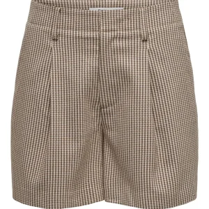 Onlmolly Hw Check Shorts Tlr - Bruin Dessin