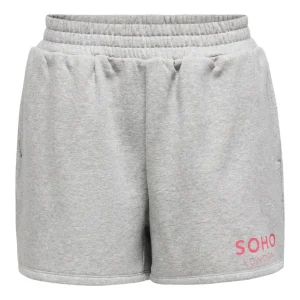 Onlcora Print Shorts Ub Swt - Grijs Melee