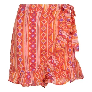 Skort Michaela - Oranje Dessin
