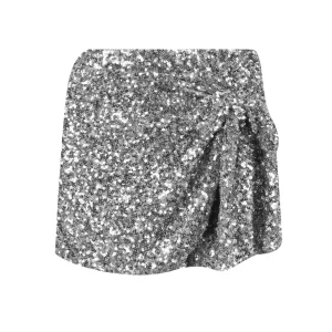 Emilia-sk - Zilverkleurig