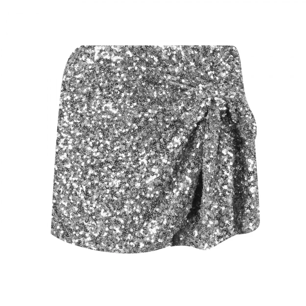 Emilia-sk - Zilverkleurig - Afbeelding 2