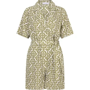 Playsuit Franceska - Groen Dessin