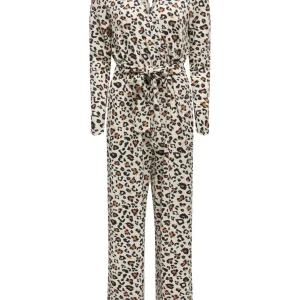 Onlpauline S/s Wrap Jumpsuit Cs Jrs - Zand Dessin