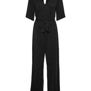 Vmkanva Ss Glitter Jumpsuit Jrs - Zwart Dessin