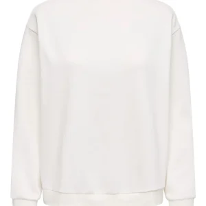 Jdynanna Life L/s Text Sweat Jrs Dia - Off-white