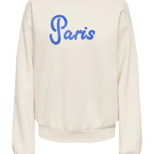 Onlfie L/s Print Box Swt - Beige