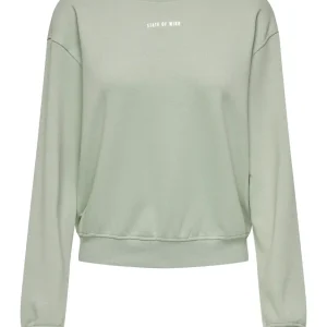 Onltanja L/s Foil O-neck Box Swt - Mint