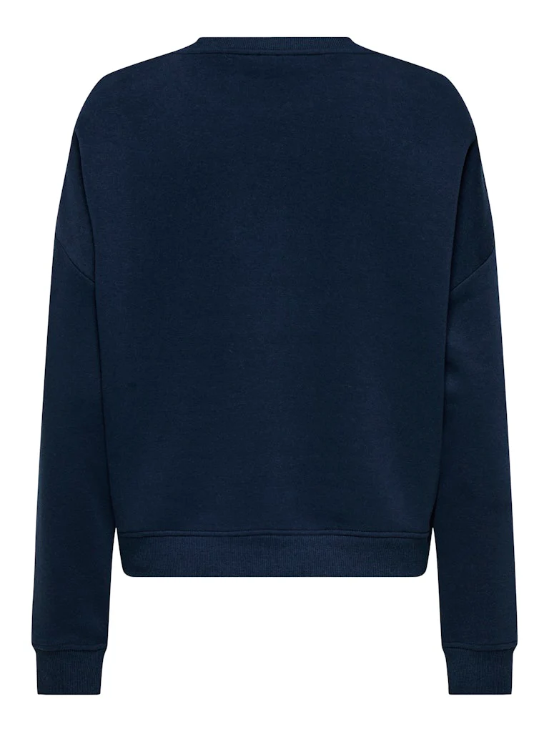 Onlsweat Life L/s Crew O.size State Noos - Navy - Afbeelding 3