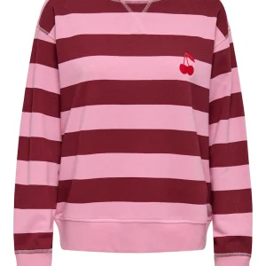 Jdybetina Ls Ebroidery Sweat - Roze Dessin