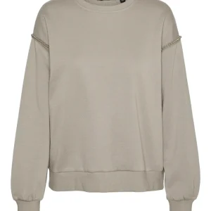 Vmdaisy Pearl Sweat Jrs Boo Ga - Taupe