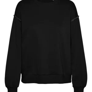 Vmdaisy Pearl Sweat Jrs Boo Ga - Zwart