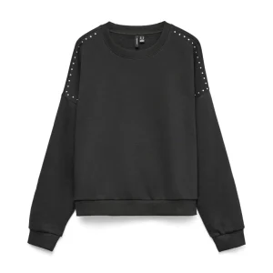 Vmlotte Trina Ls Sweat Box Ga Bf - Zwart