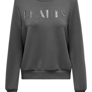 Onlmayra L/s Shine O-neck Swt - Steel