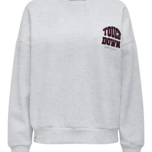 Onlrillo L/s Boxy O-neck Cs Swt - Grijs Melee