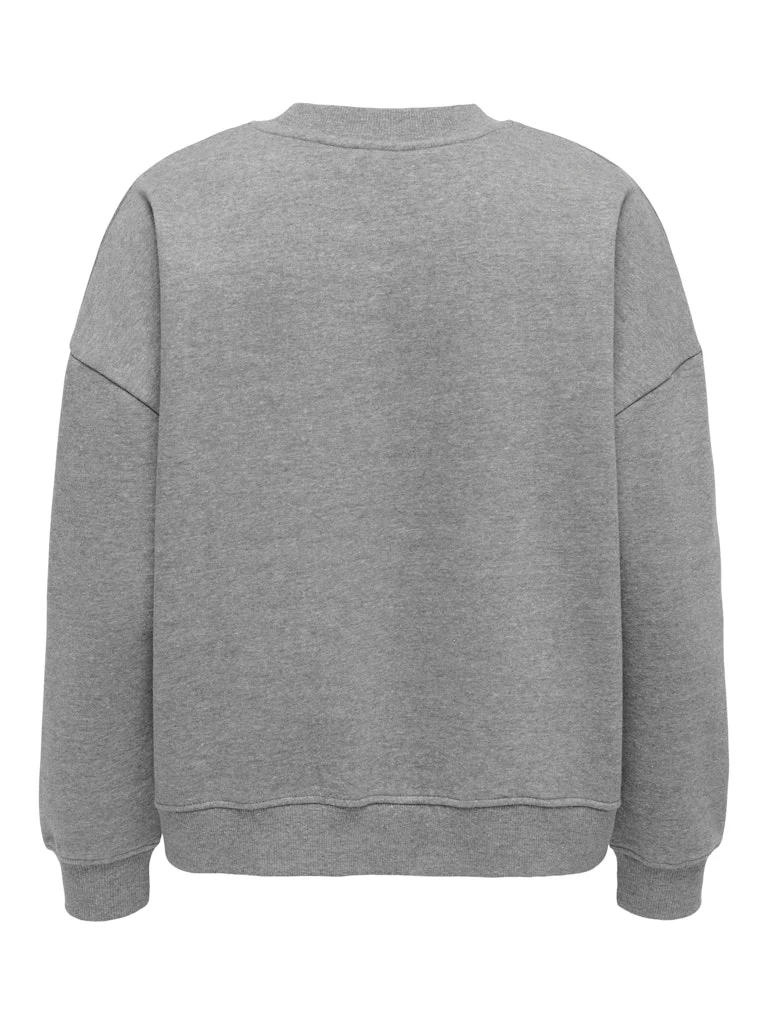 Jdycanoa L/s Emb Sweat Jrs Noos - Grijs Dessin - Afbeelding 3
