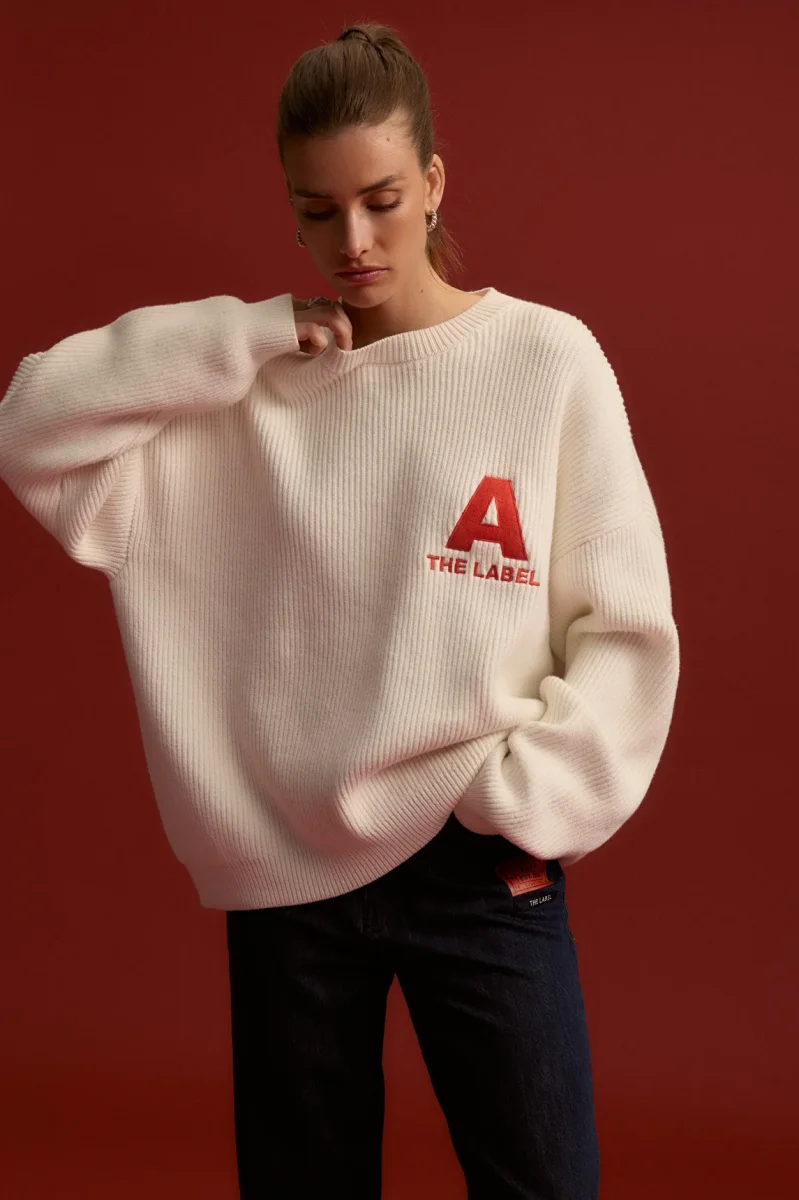 Basic Jumper - Off-white - Afbeelding 4