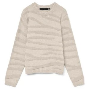 Vmmalou Ls O-neck Pullover Boo - Off-white