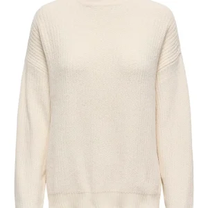 Jdymelia L/s High Neck Pullover Knt - Off-white
