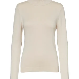 Vmglory Ls Rollneck Blouse Ga Noos - Ecru