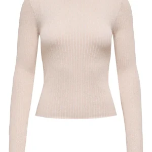 Jdyplum Lurex L/s O-neck Pullover Knt - Beige