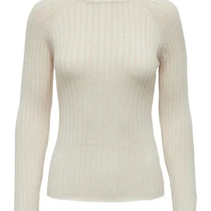 Jdymagda L/s Rib Pullover Knt - Beige