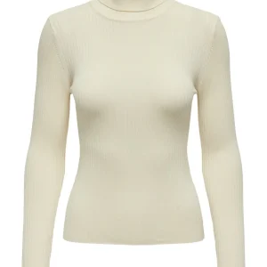 Jdyplum L/s Roll Neck Pullover Knt - Beige