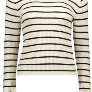 Vmgold Rib Ls O-neck Pullover - Zand Dessin
