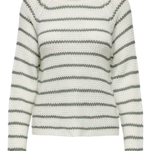 Jdyellen L/s Oneck Raglan Pullover - Wit Dessin