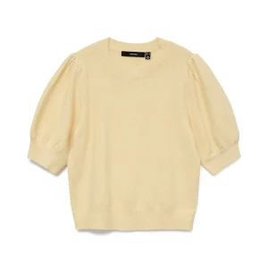 Vmdoffy 2/4 O-neck Pullover Ga Noos - Geel