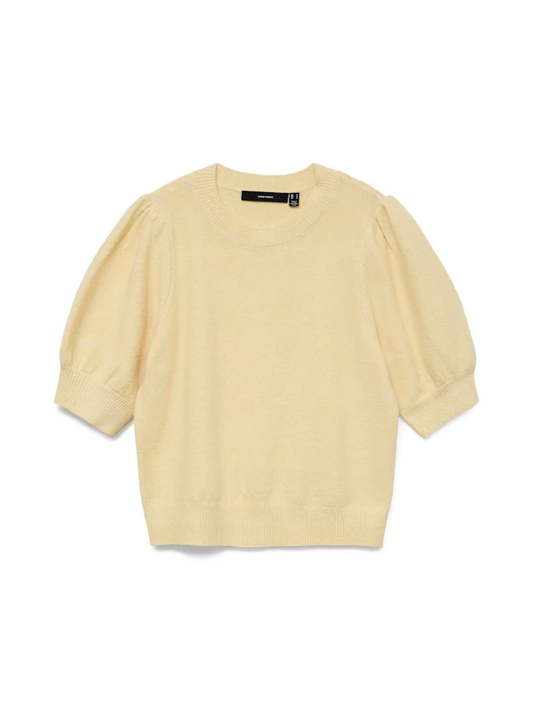 Vmdoffy 2/4 O-neck Pullover Ga Noos - Geel - Afbeelding 2