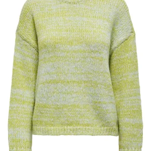 Onlalyssa Life Ls Twist O-neck Knt - Lime