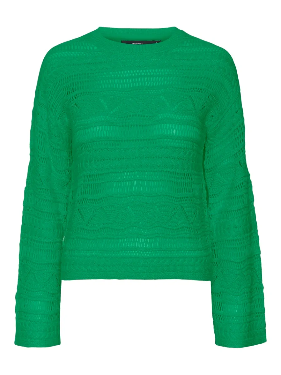 Vmlamar Ls O-neck Pullover - Groen