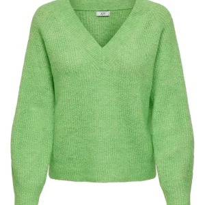 Jdyingeborg Ada Life L/s V-neck Pul - Groen