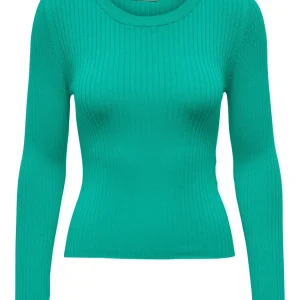 Jdyplum L/s O-neck Pullover Knt - Esmerald