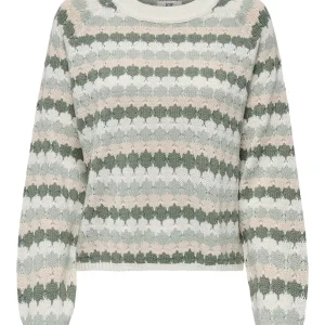 Jdysun Minna L/s Pullover Knt - Groen Dessin