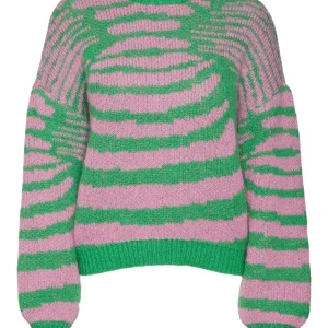 Vmwine Illusion Ls O-neck Pullover - Groen Dessin