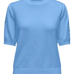 Onlkira 2/4 Cut Out Pullover Ex Knt - Blauw