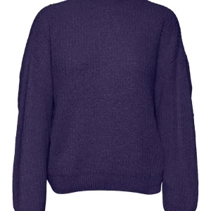 Vmkaia Ls Highneck Pullover Bf - Blauw