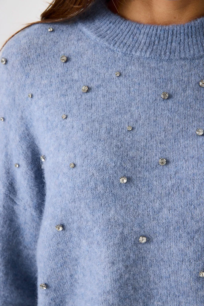 Trui Bling Bling - Lichtblauw - Afbeelding 3