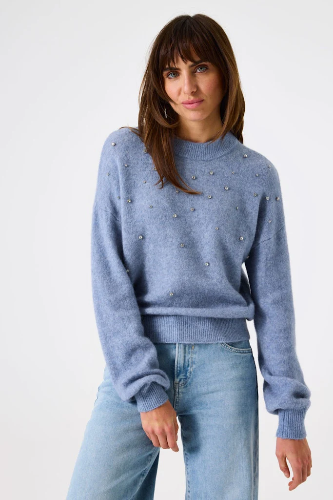 Trui Bling Bling - Lichtblauw - Afbeelding 4