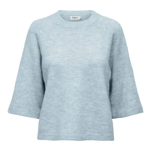 Onlsimoni 3/4 Pullover Knt Noos - Lichtblauw