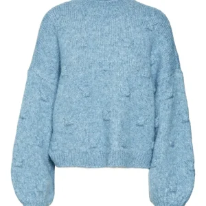 Vmgail Ls Higneck Pullover - Lichtblauw