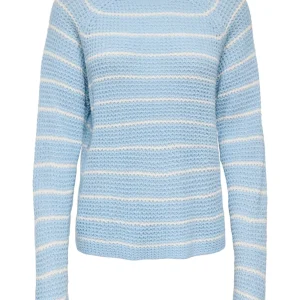Jdyellen L/s Oneck Raglan Pullover Knt - Lichtblauw